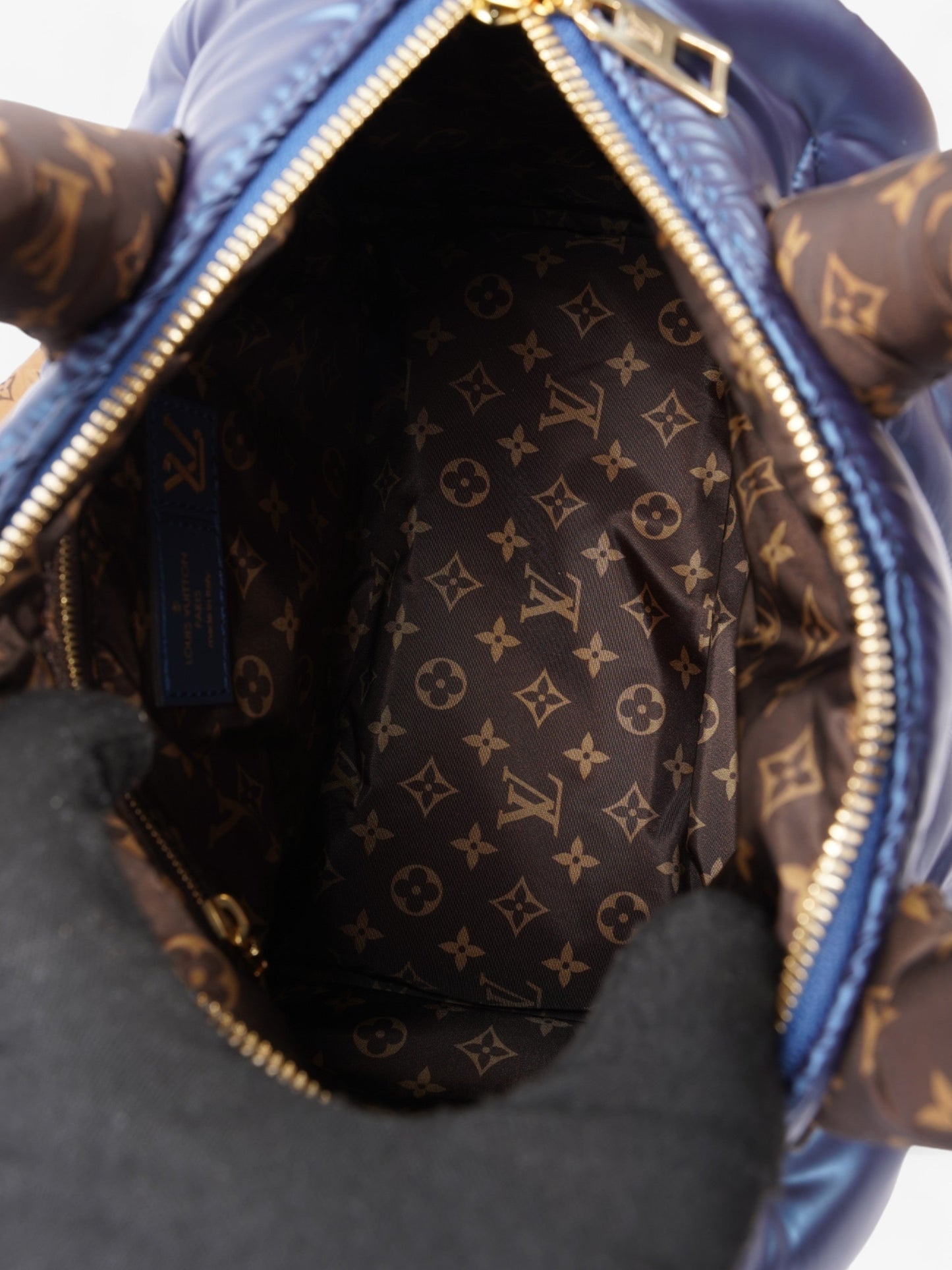Louis Vuitton Pillow Speedy Bandouliere Navy Blue / Monogram Nylon 25