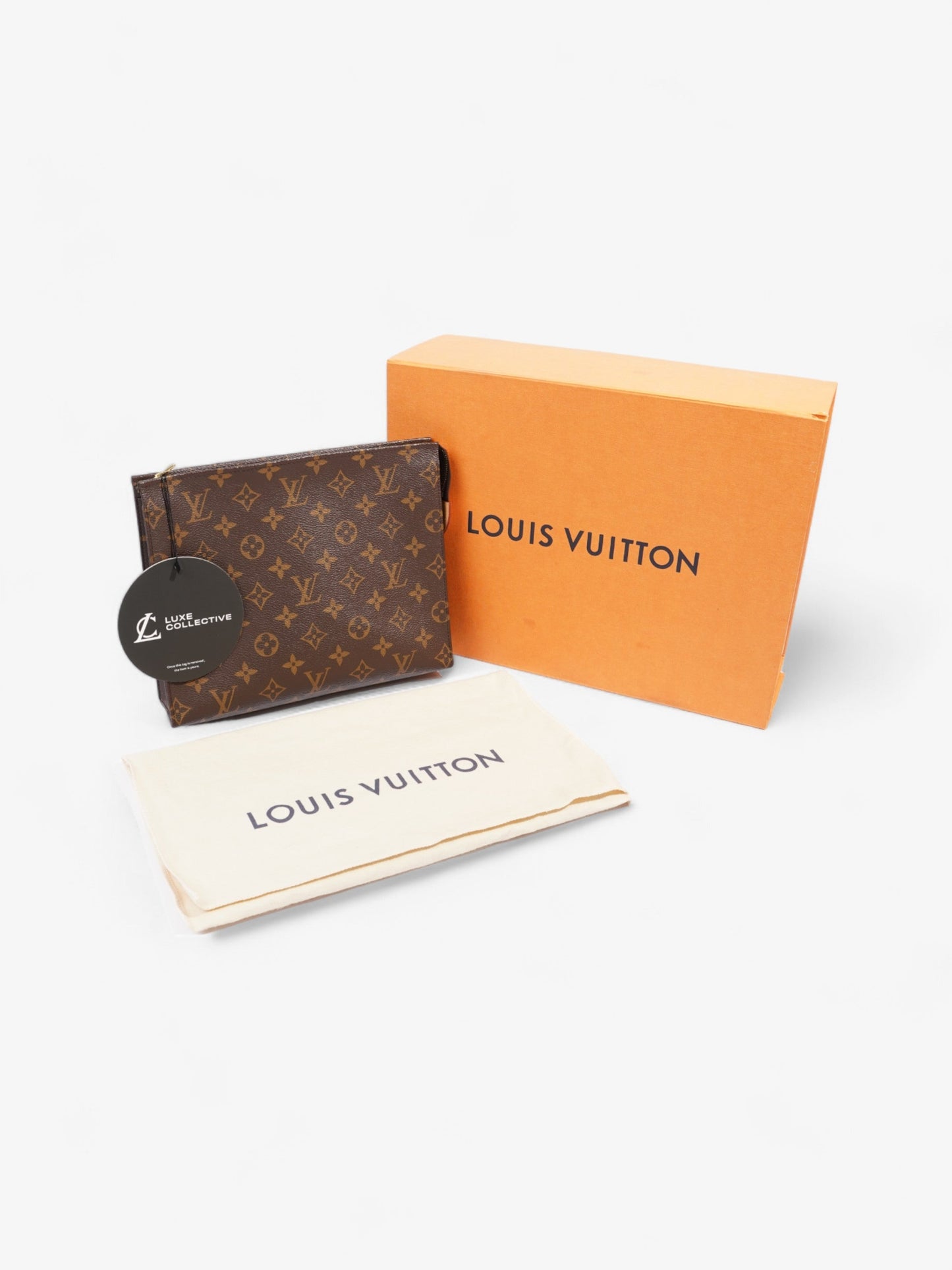 Louis Vuitton Toiletry Pouch 26 Monogram Coated Canvas