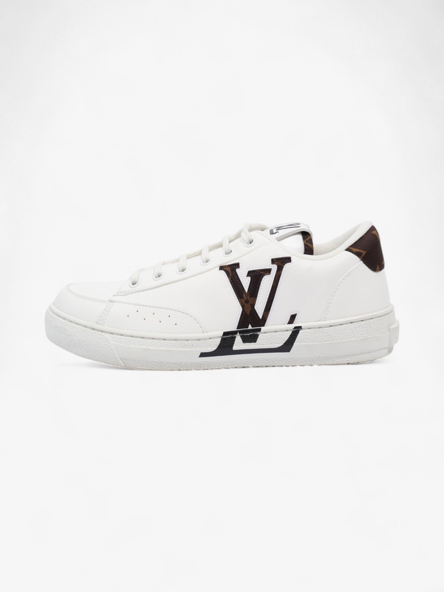 Louis Vuitton Charlie Trainers White Leather EU 38 UK 5