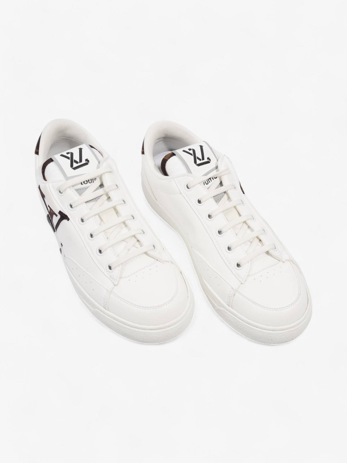 Louis Vuitton Charlie Trainers White Leather EU 38 UK 5