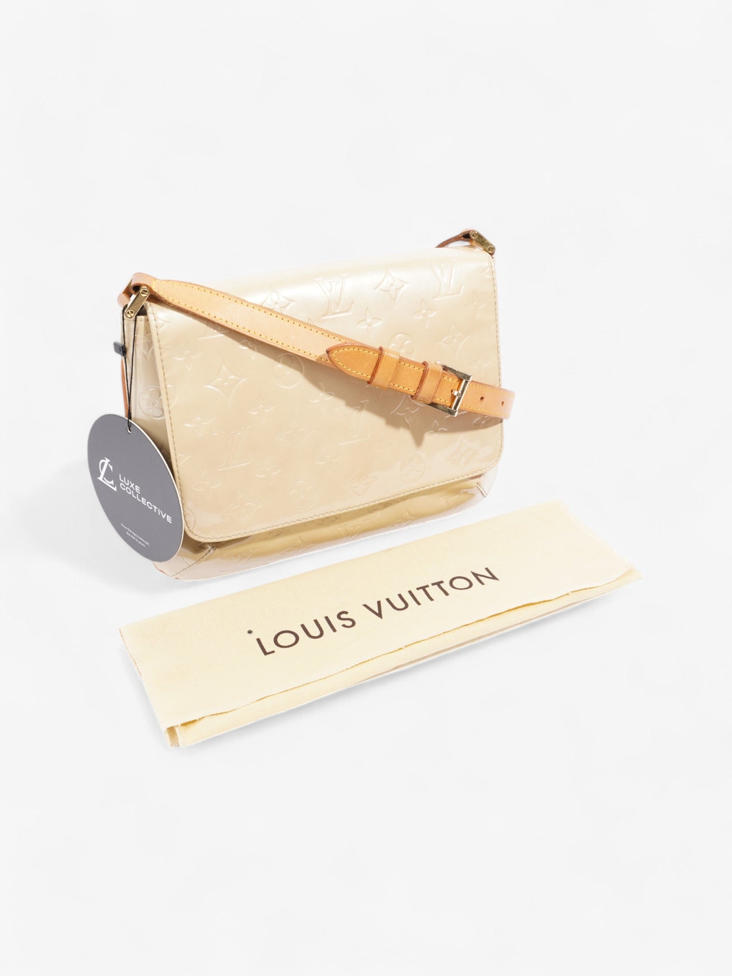 Louis Vuitton Thompson Street Monogram Vernis / Beige Vernis Leather