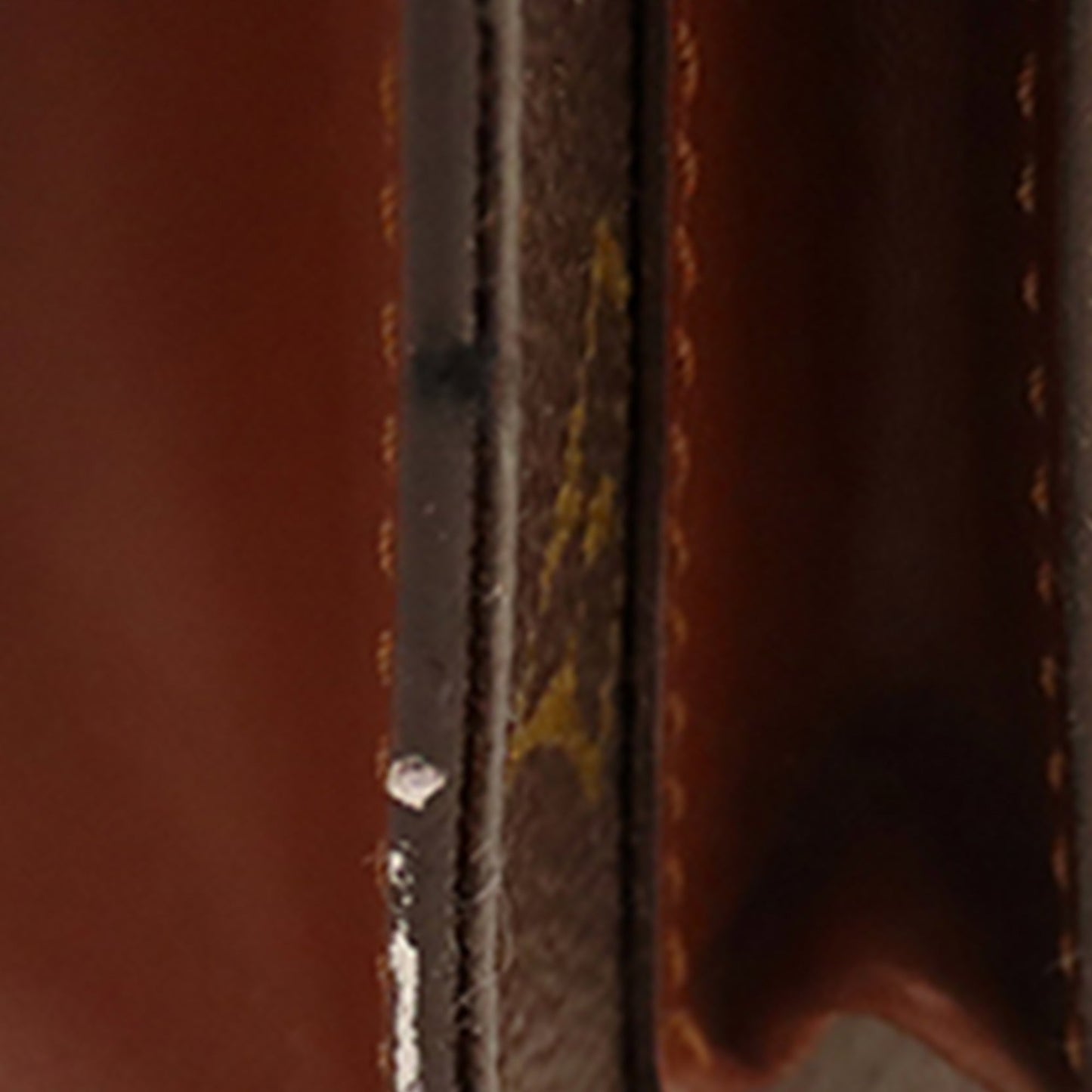 Brown Louis Vuitton Monogram Monceau 28 Satchel