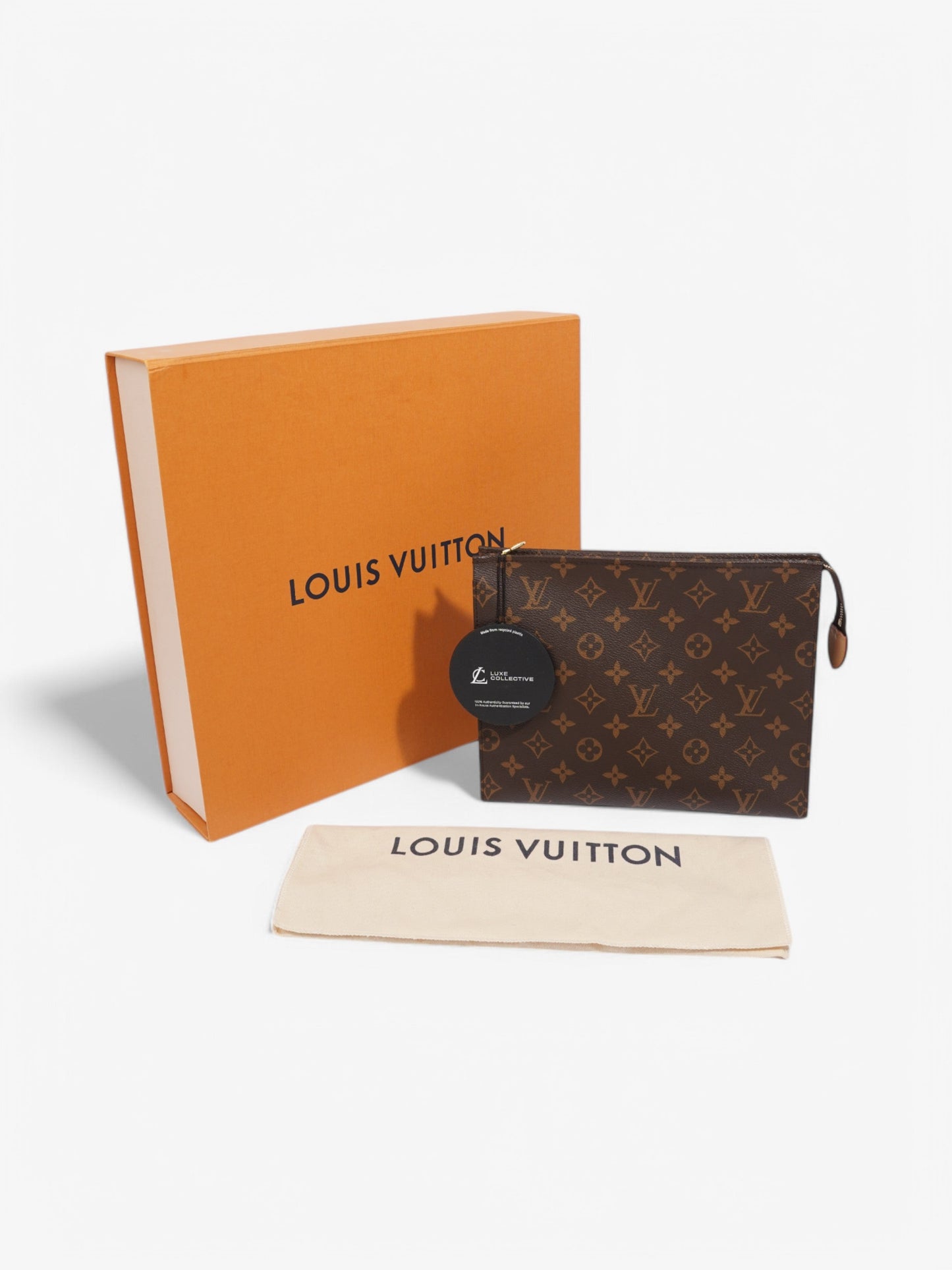 Louis Vuitton Toiletry Pouch 26 Monogram Coated Canvas