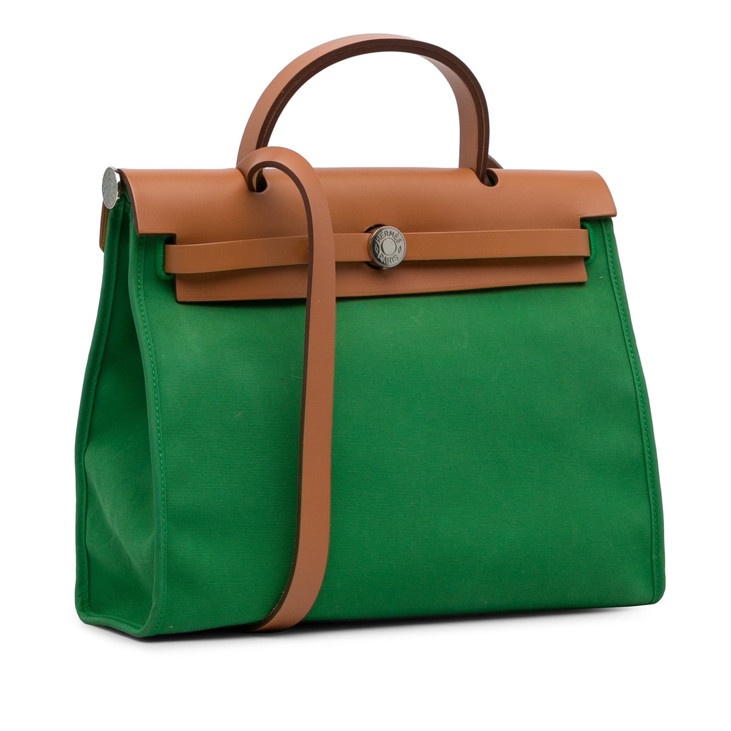 HermÃƒÆ’Ã‚Â¨s Herbag Zip 31 Green Toile Palladium