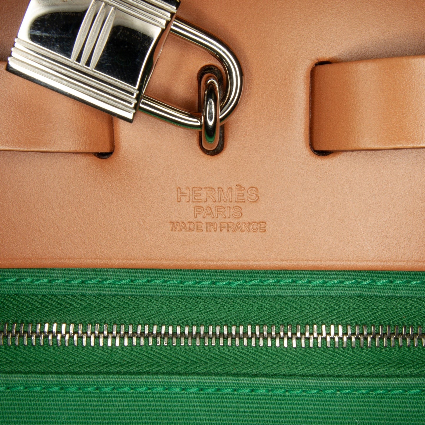 HermÃƒÆ’Ã‚Â¨s Herbag Zip 31 Green Toile Palladium