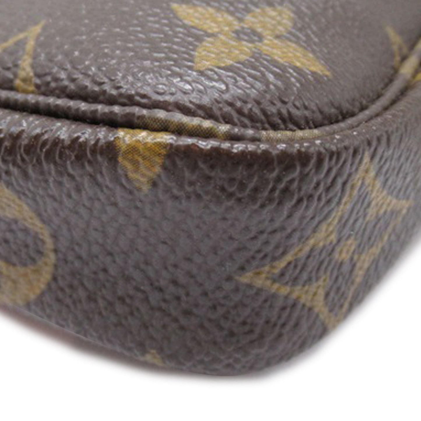 Brown Louis Vuitton Monogram Patch Mini Pochette Accessoires Shoulder Bag
