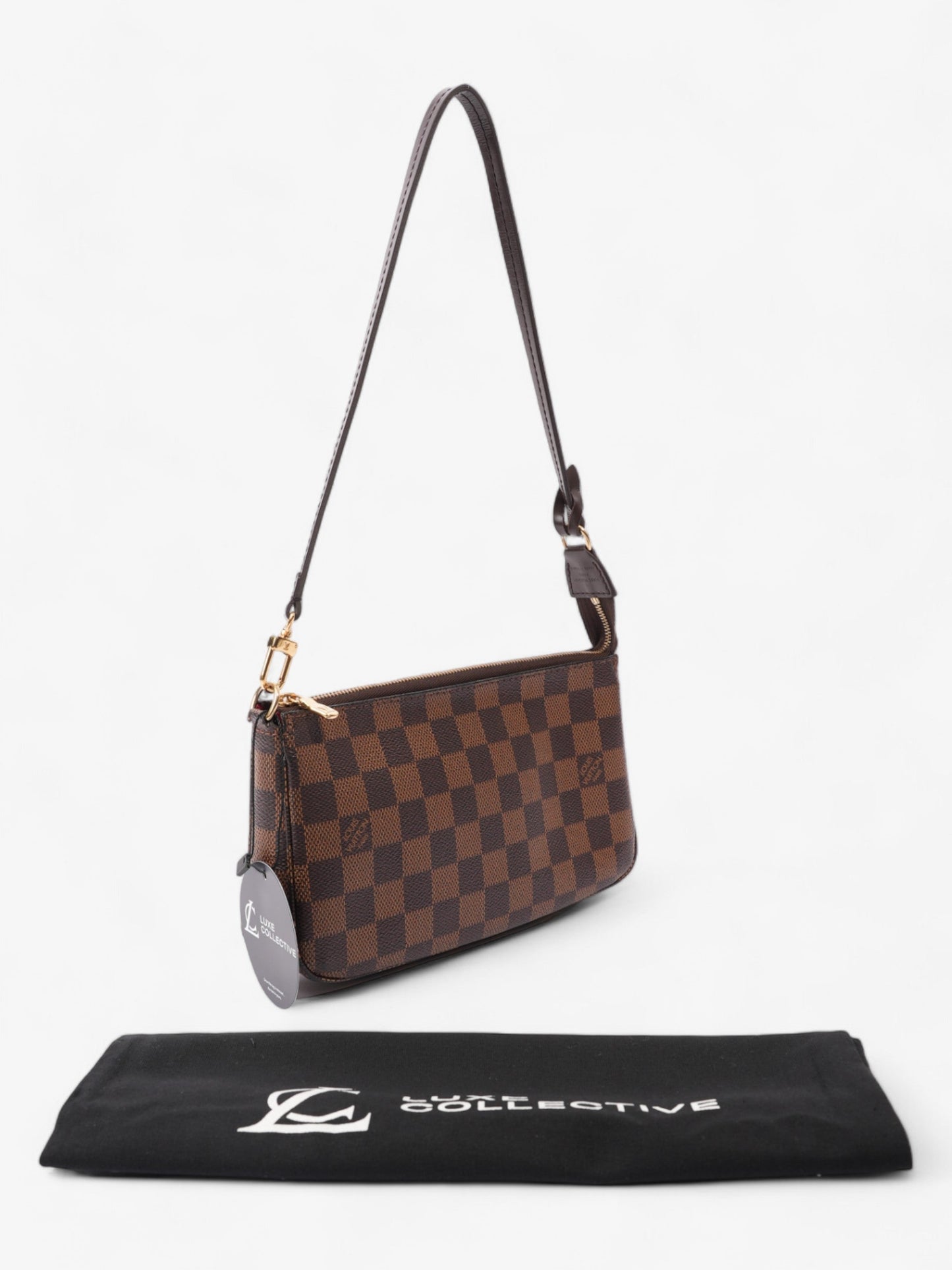Louis Vuitton Pochette Accessoires Damier Ebene Coated Canvas