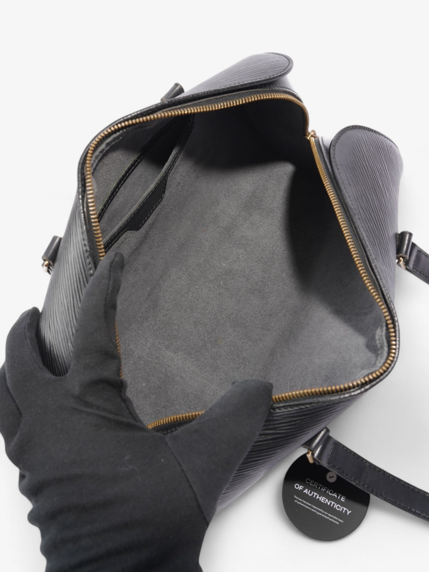 Louis Vuitton Soufflot Black Epi Leather