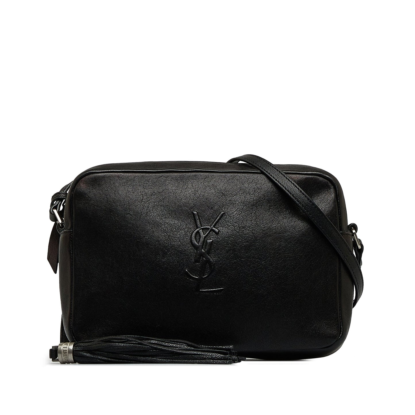Yves Saint Laurent Lou Camera Bag Black Leather