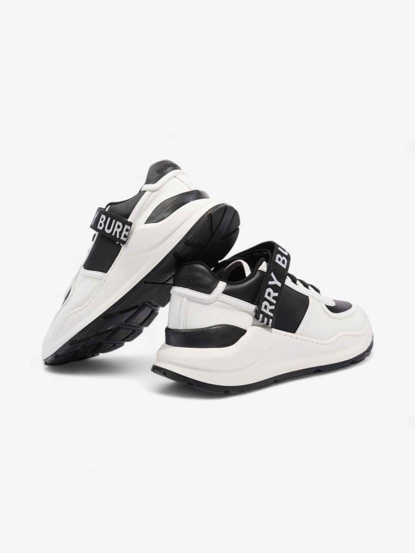 Burberry Ronnie Black / White Leather EU 44 UK 10