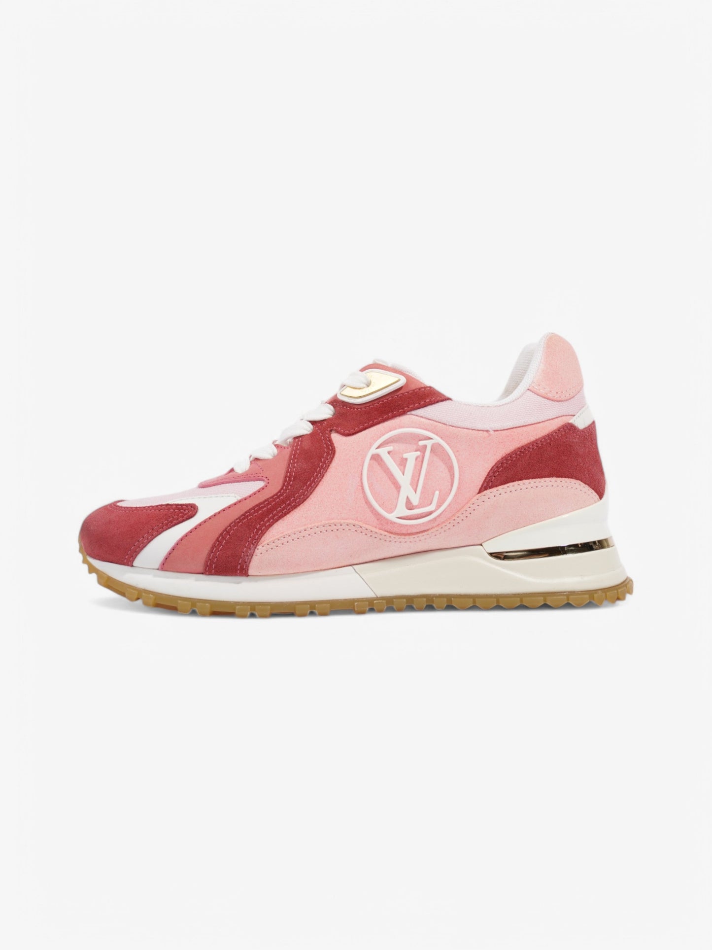 Louis Vuitton Runaway Pink / White Suede EU 37 UK 4