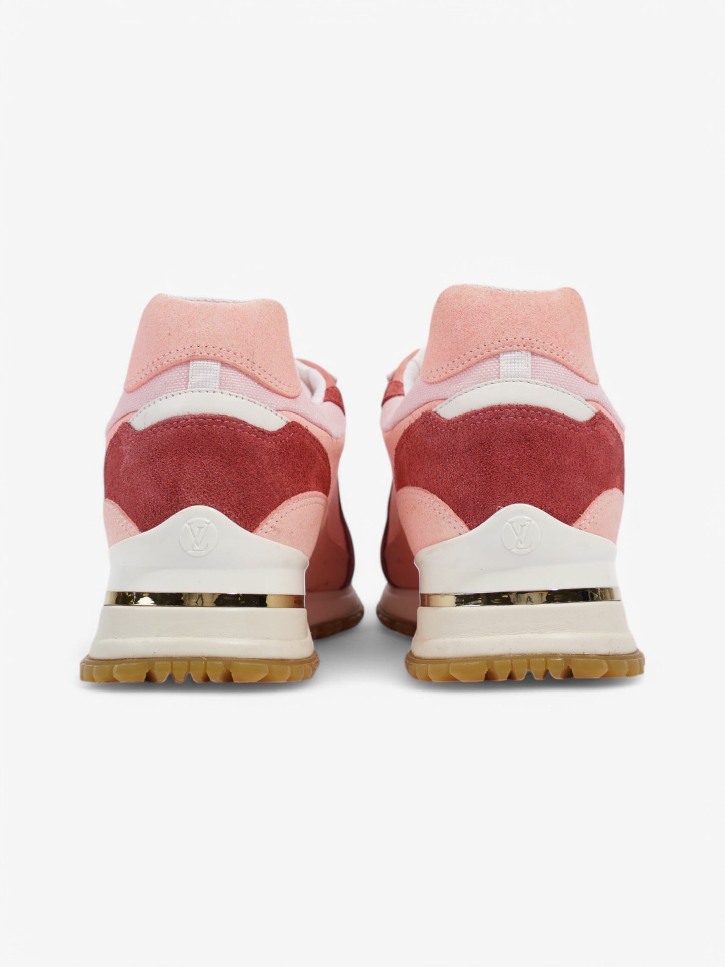 Louis Vuitton Runaway Pink / White Suede EU 37 UK 4