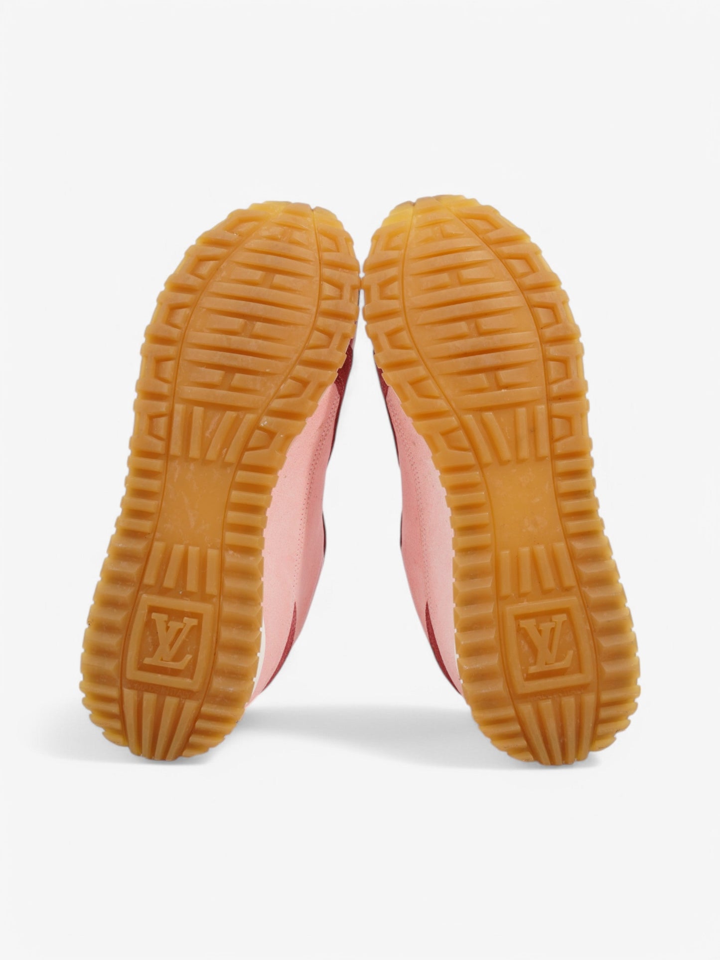Louis Vuitton Runaway Pink / White Suede EU 37 UK 4