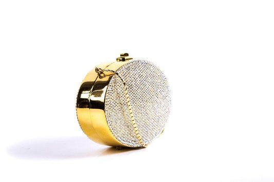 Judith Leiber Oval Crystal Clutch