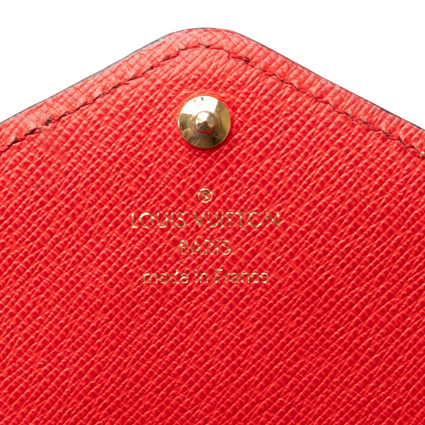 Brown Louis Vuitton Monogram Valentines Bird Sarah Wallet