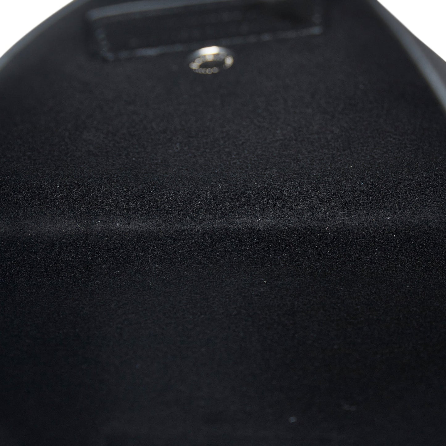 Yves Saint Teddy Drawstring Black Calfskin