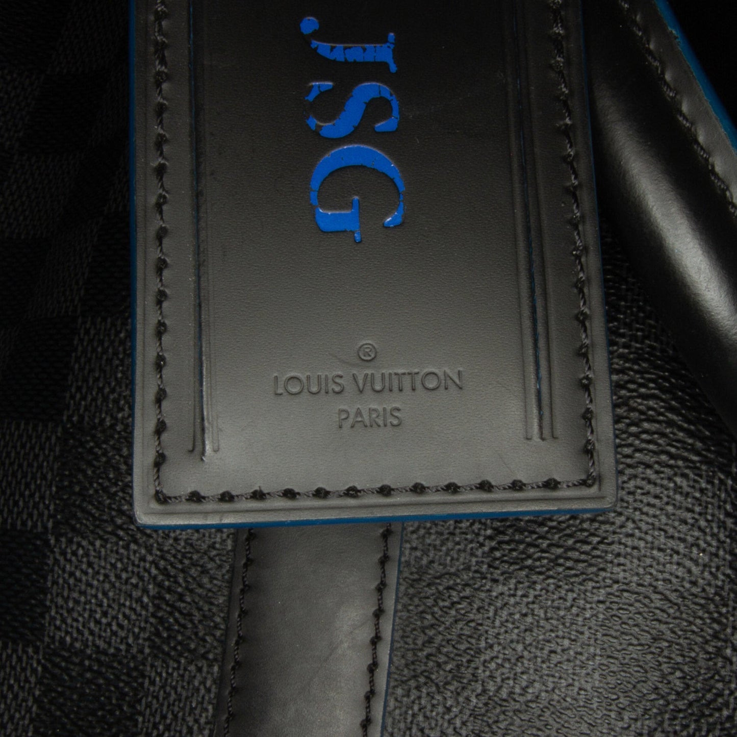 Black Louis Vuitton Damier Graphite Keepall Bandouliere 55 Travel Bag
