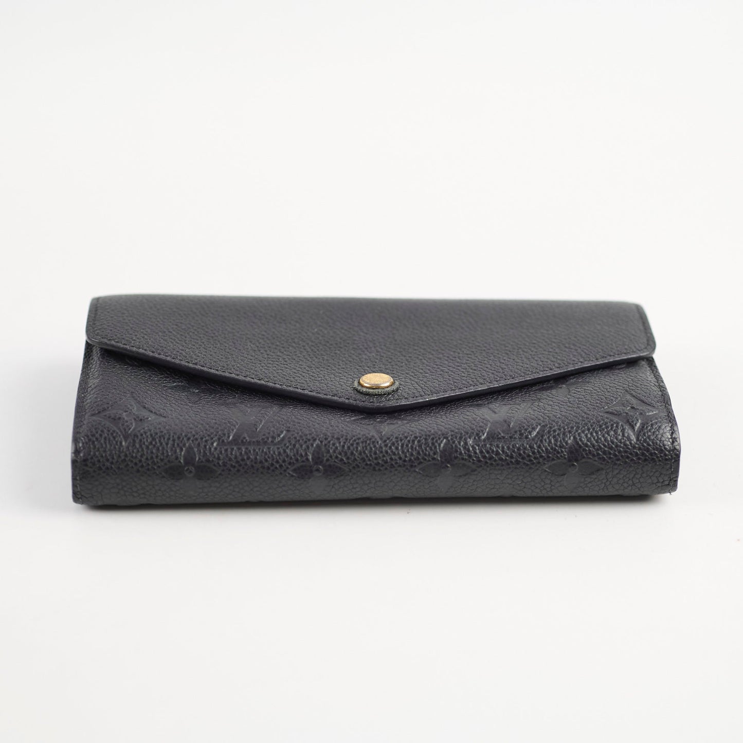 Louis Vuitton Sarah Long Wallet Empriente Black