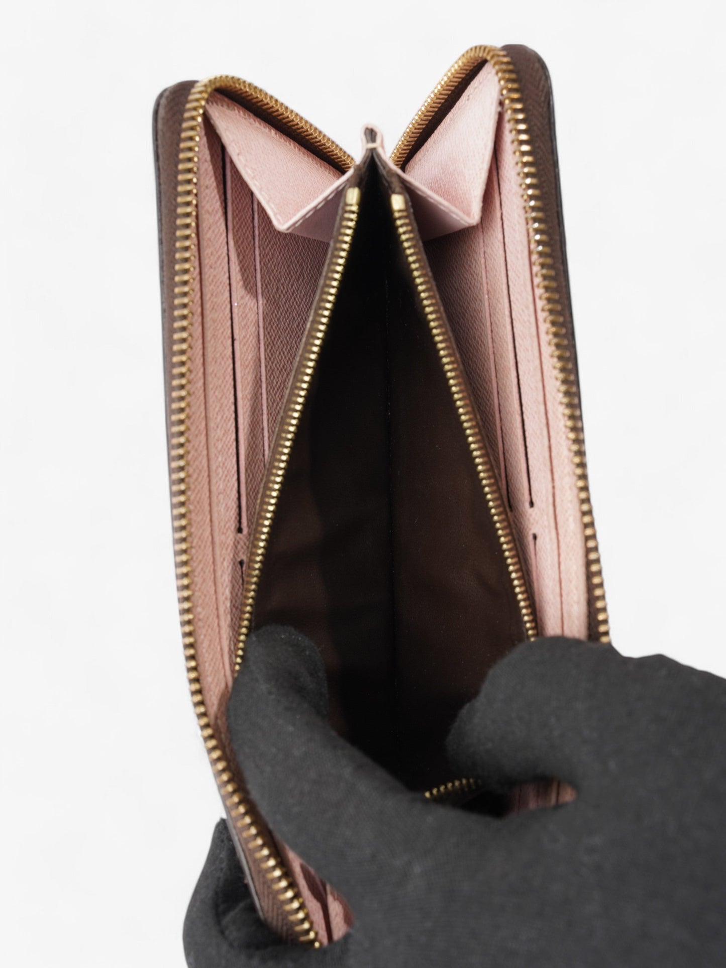 Louis Vuitton Clemence Monogram / Rose Ballerine Coated Canvas