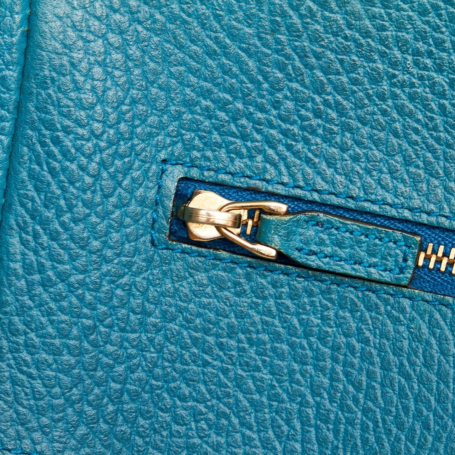 Blue Gucci Medium Swing Leather Tote Bag