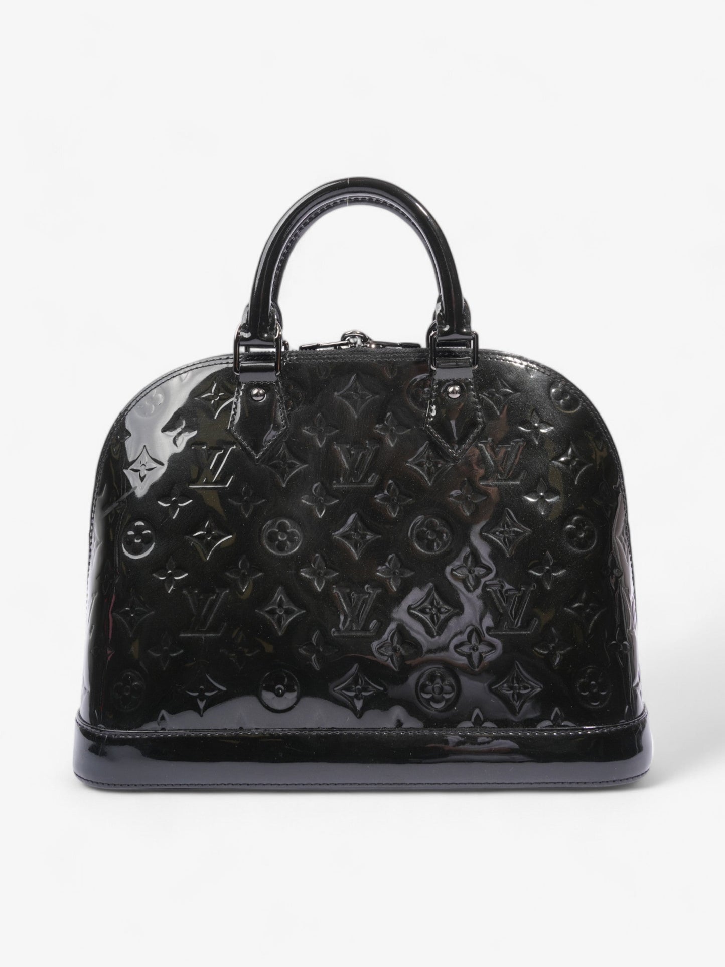 Louis Vuitton Alma Monogram Vernis / Black Vernis Leather PM