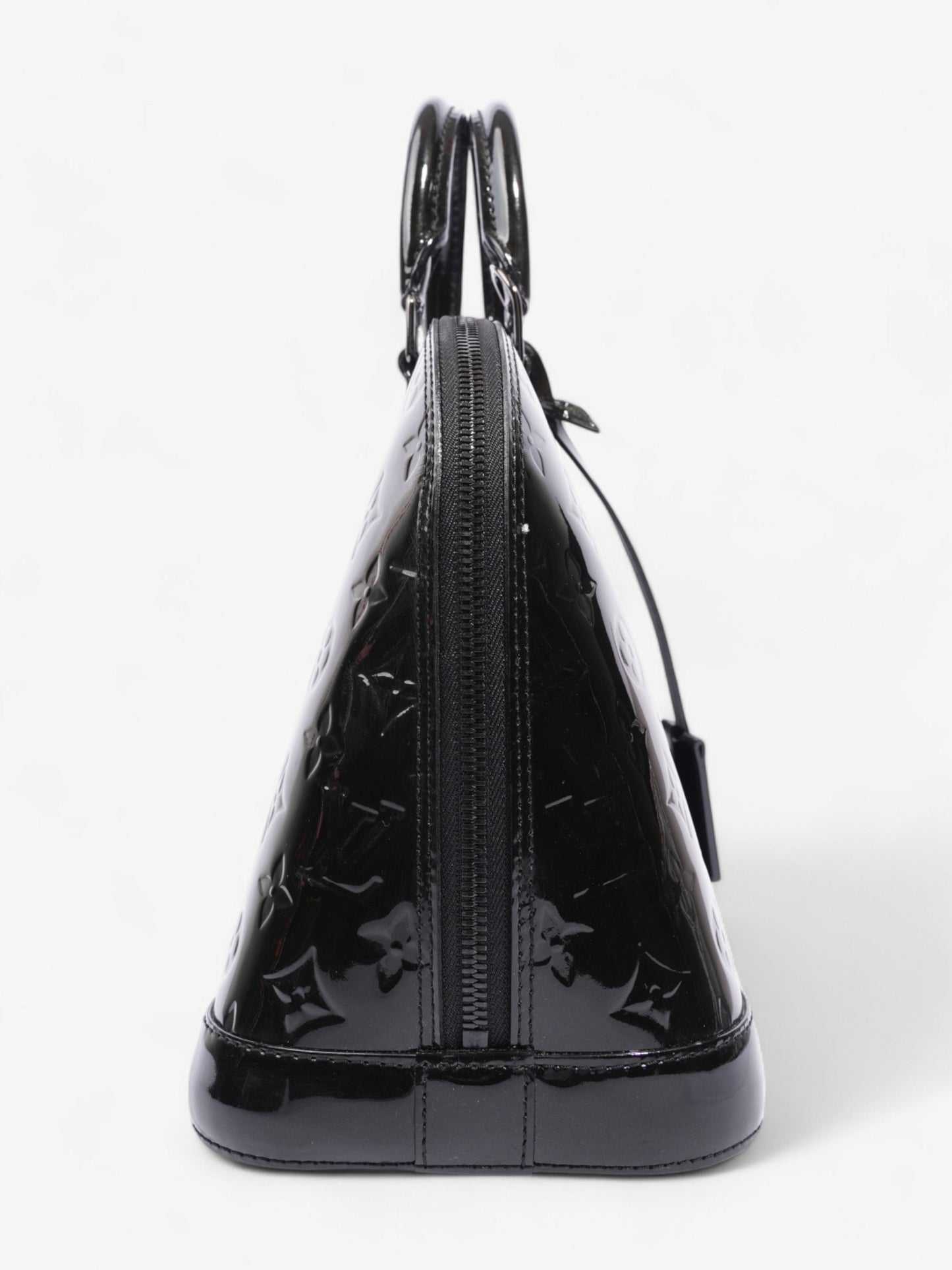 Louis Vuitton Alma Monogram Vernis / Black Vernis Leather PM
