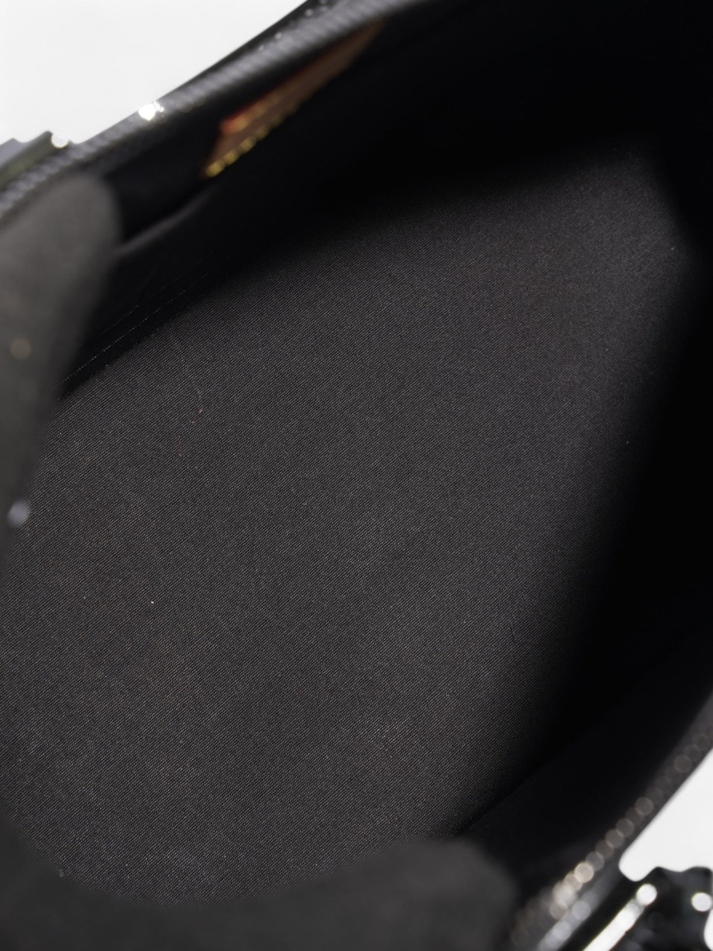 Louis Vuitton Alma Monogram Vernis / Black Vernis Leather PM