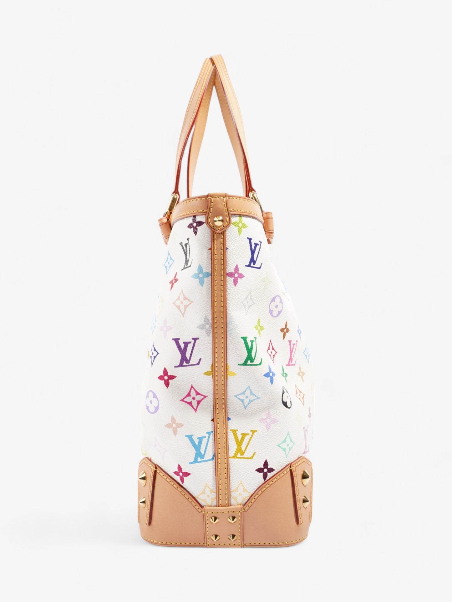 Louis Vuitton Sharleen White Multicoloured Monogram Coated Canvas GM