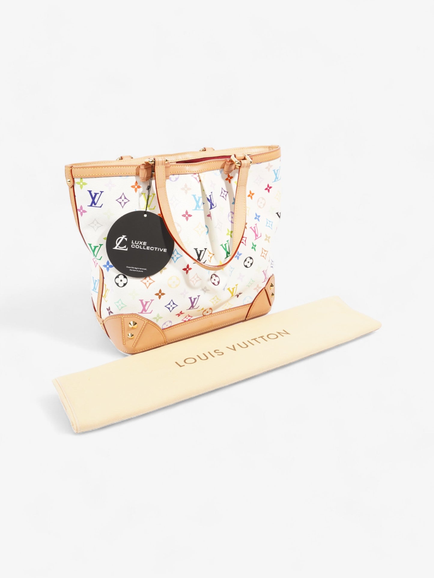 Louis Vuitton Sharleen White Multicoloured Monogram Coated Canvas GM