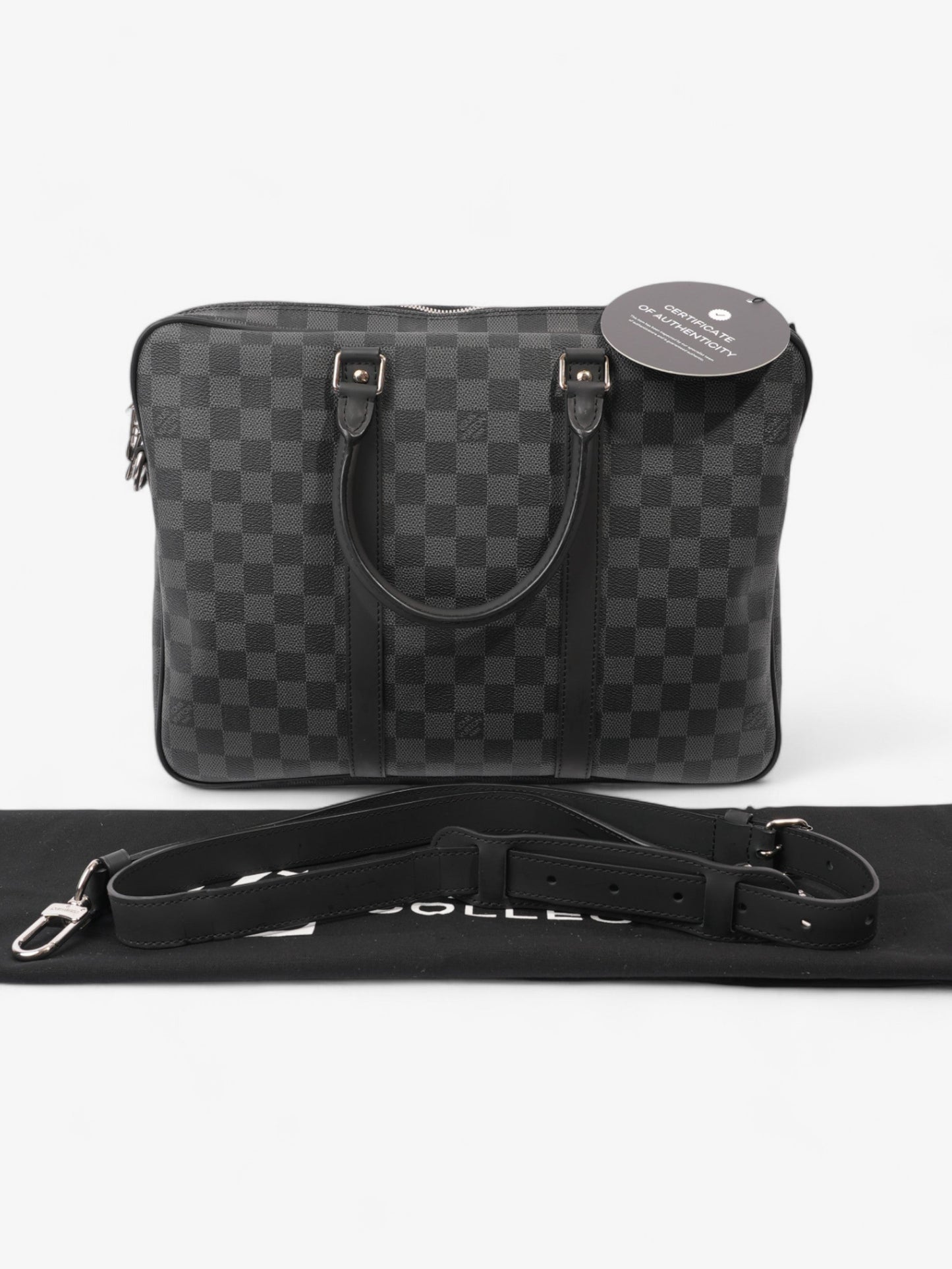 Louis Vuitton Porte-Documents Voyages Damier Graphite Coated Canvas PM