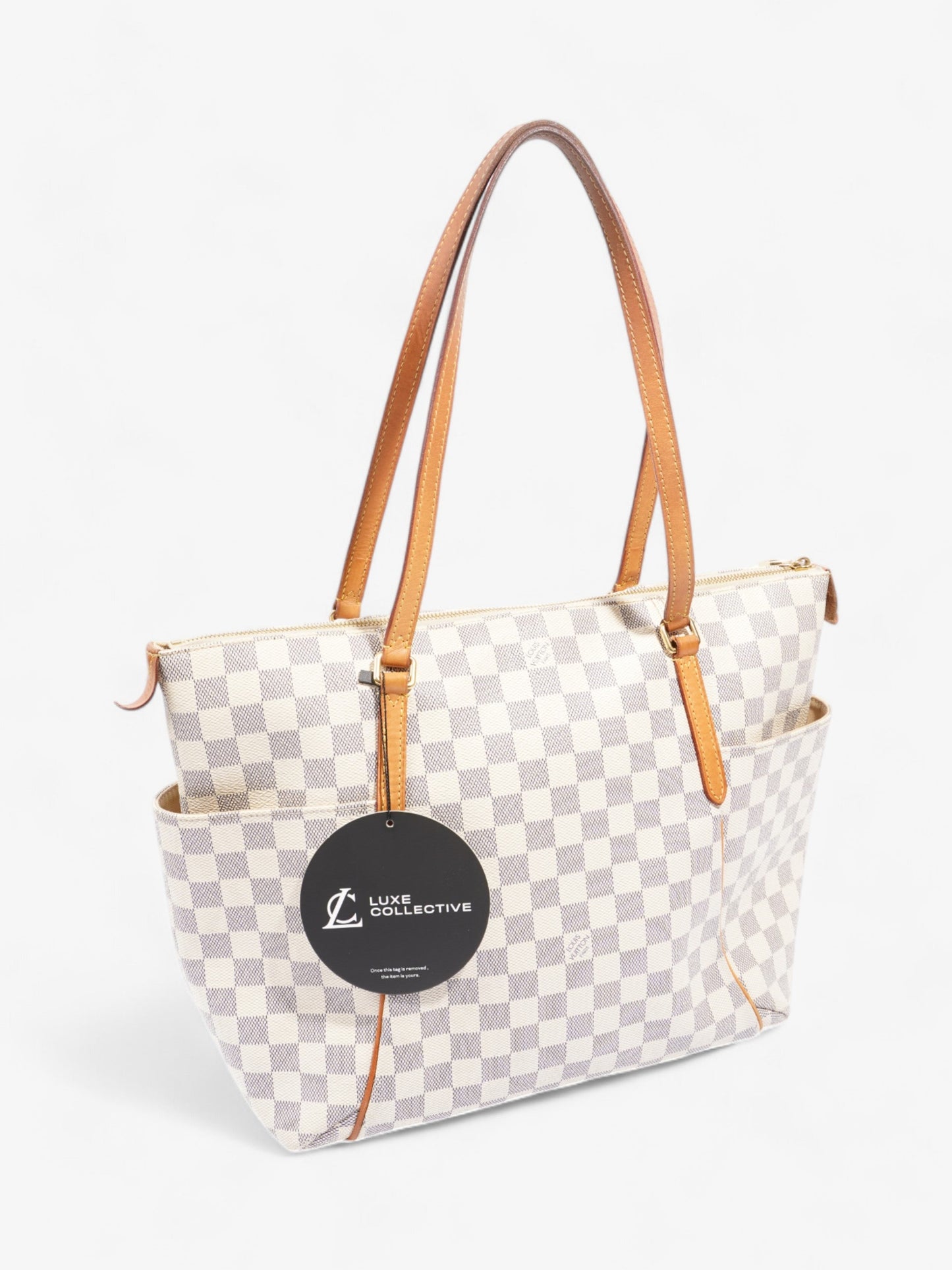 Louis Vuitton Totally Damier Azur Coated Canvas MM