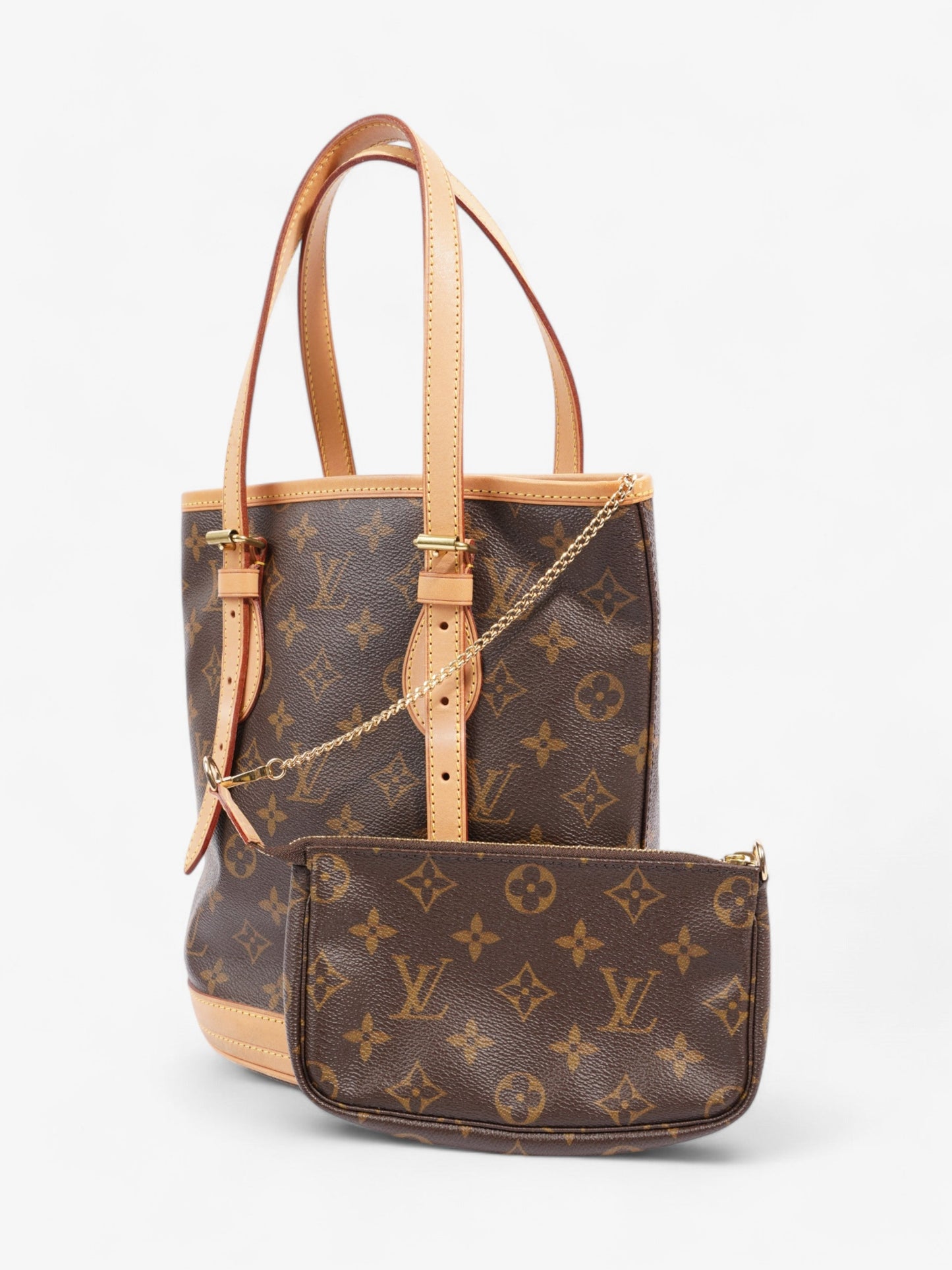 Louis Vuitton Bucket Monogram Coated Canvas PM
