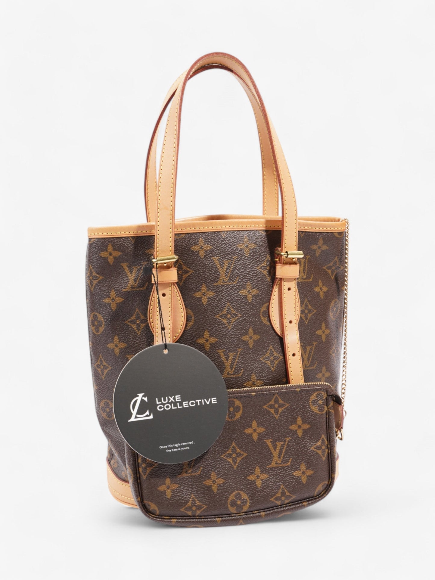 Louis Vuitton Bucket Monogram Coated Canvas PM