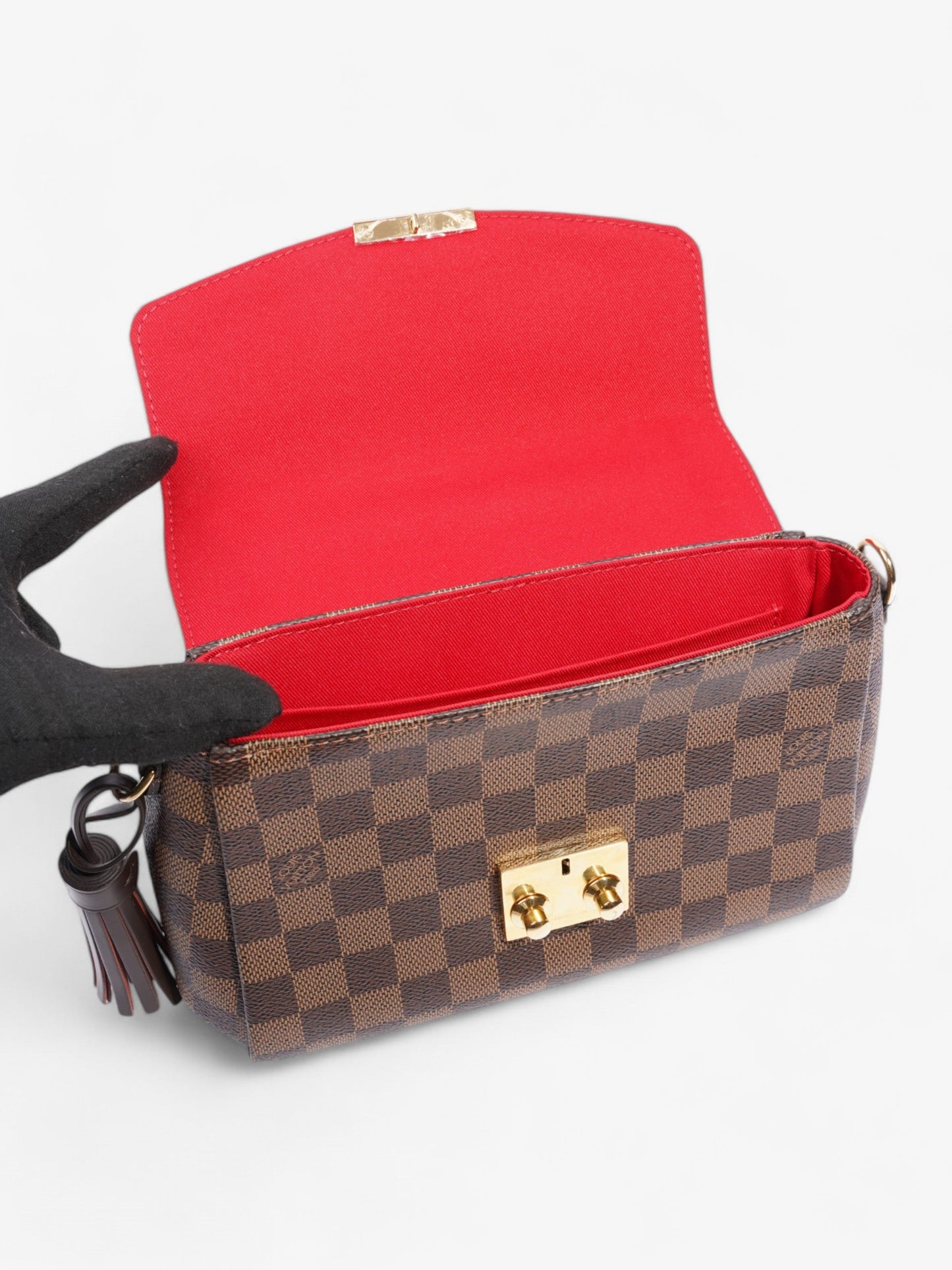 Louis Vuitton Croisette Damier Ebene Coated Canvas