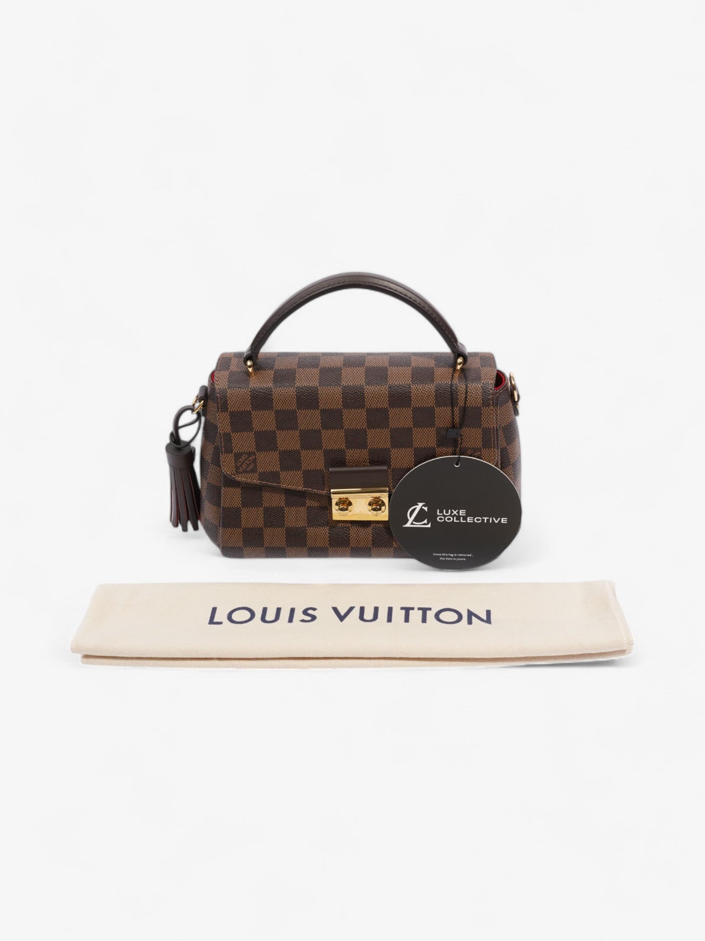 Louis Vuitton Croisette Damier Ebene Coated Canvas