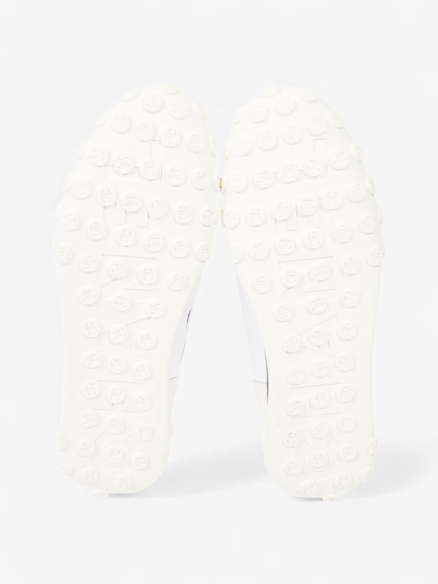 Chanel CC Sneakers White  / Black Mesh EU 42 UK 8