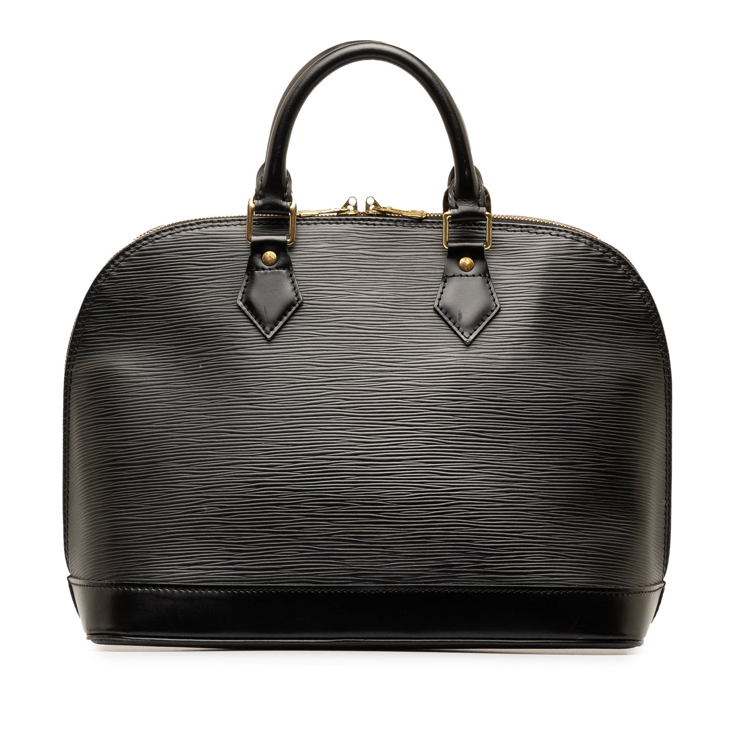 Black Louis Vuitton Epi Alma PM Handbag