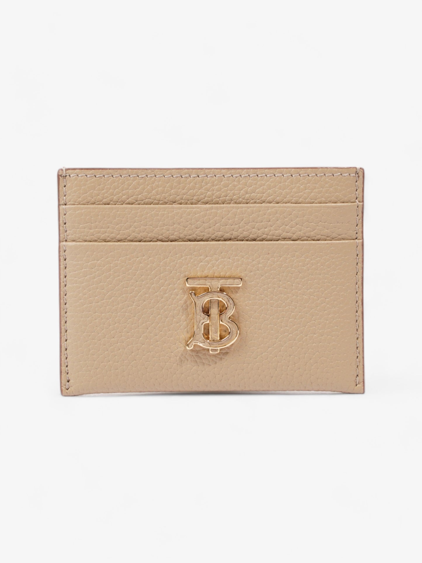 Burberry GTB Card Case Oat Beige Leather