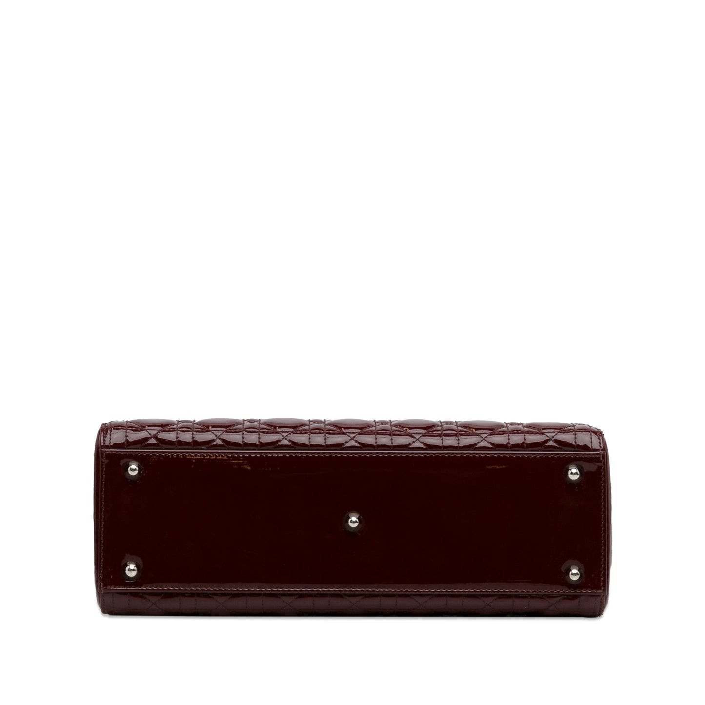 Dior Lady Dior Large Red Patent