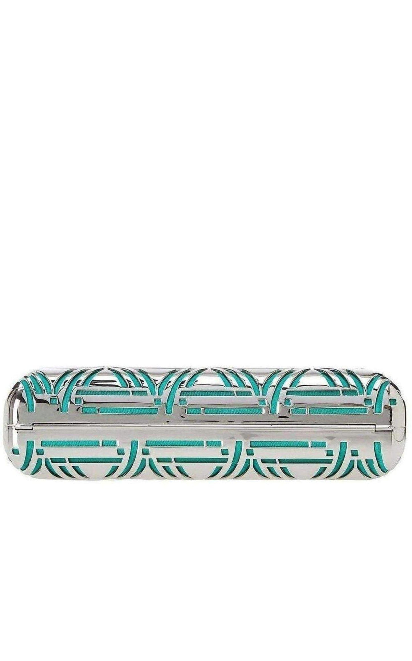 Kerri Metal Triangle Cage Clutch
