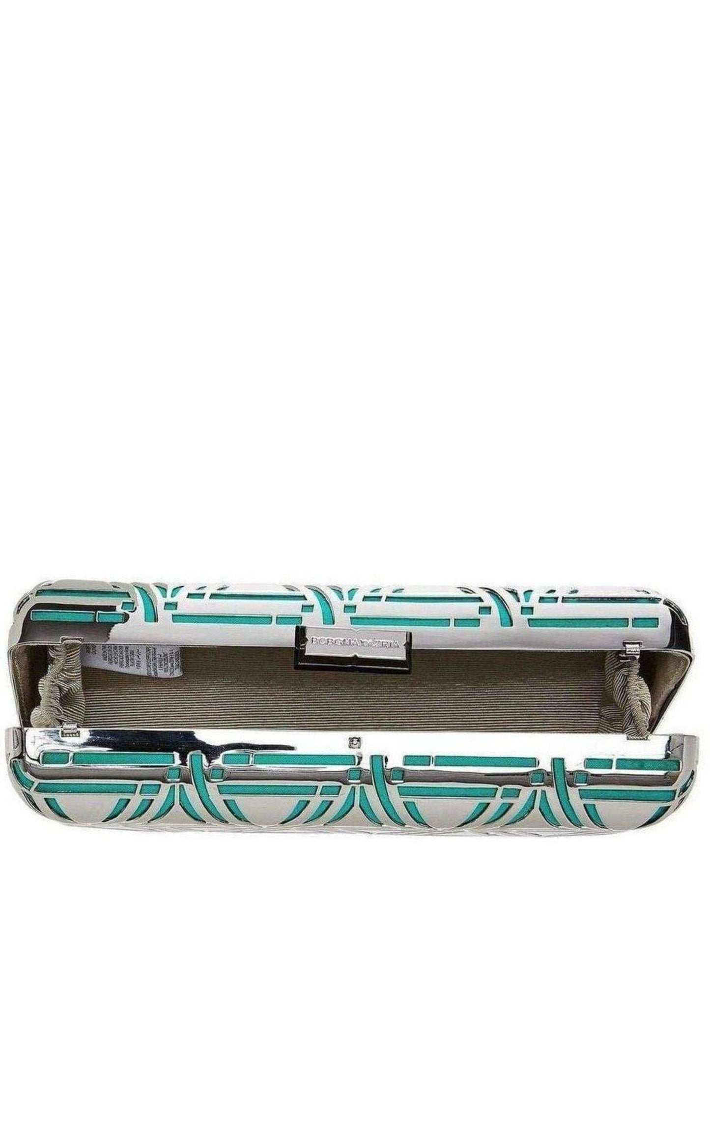 Kerri Metal Triangle Cage Clutch