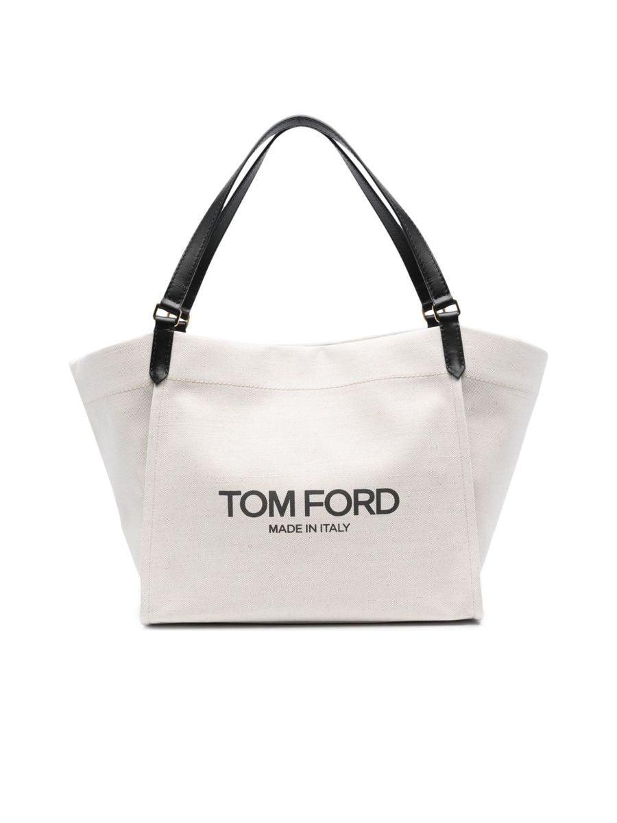 Large Panelled Canvas Shopper