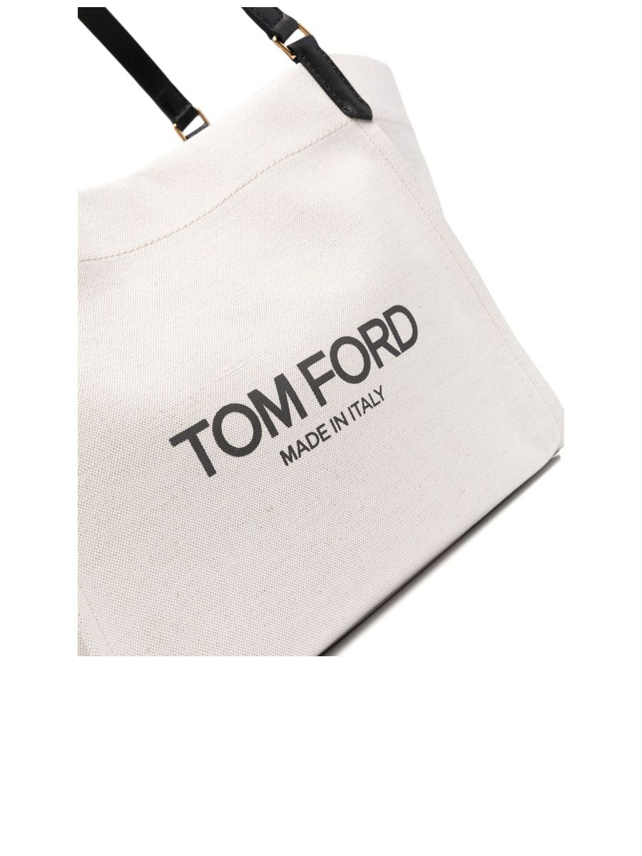 Large Panelled Canvas Shopper