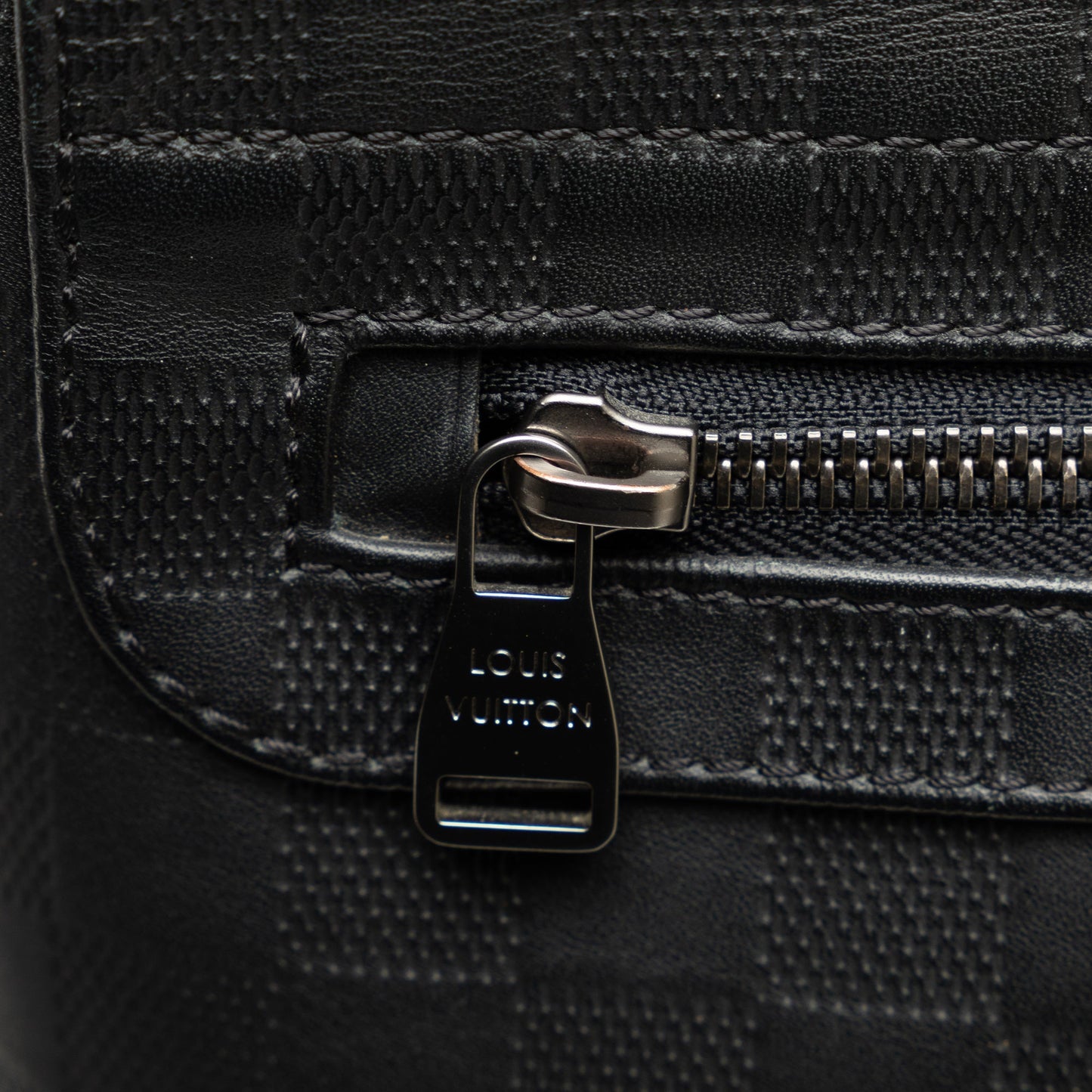 Black Louis Vuitton Damier Infini District PM Crossbody Bag