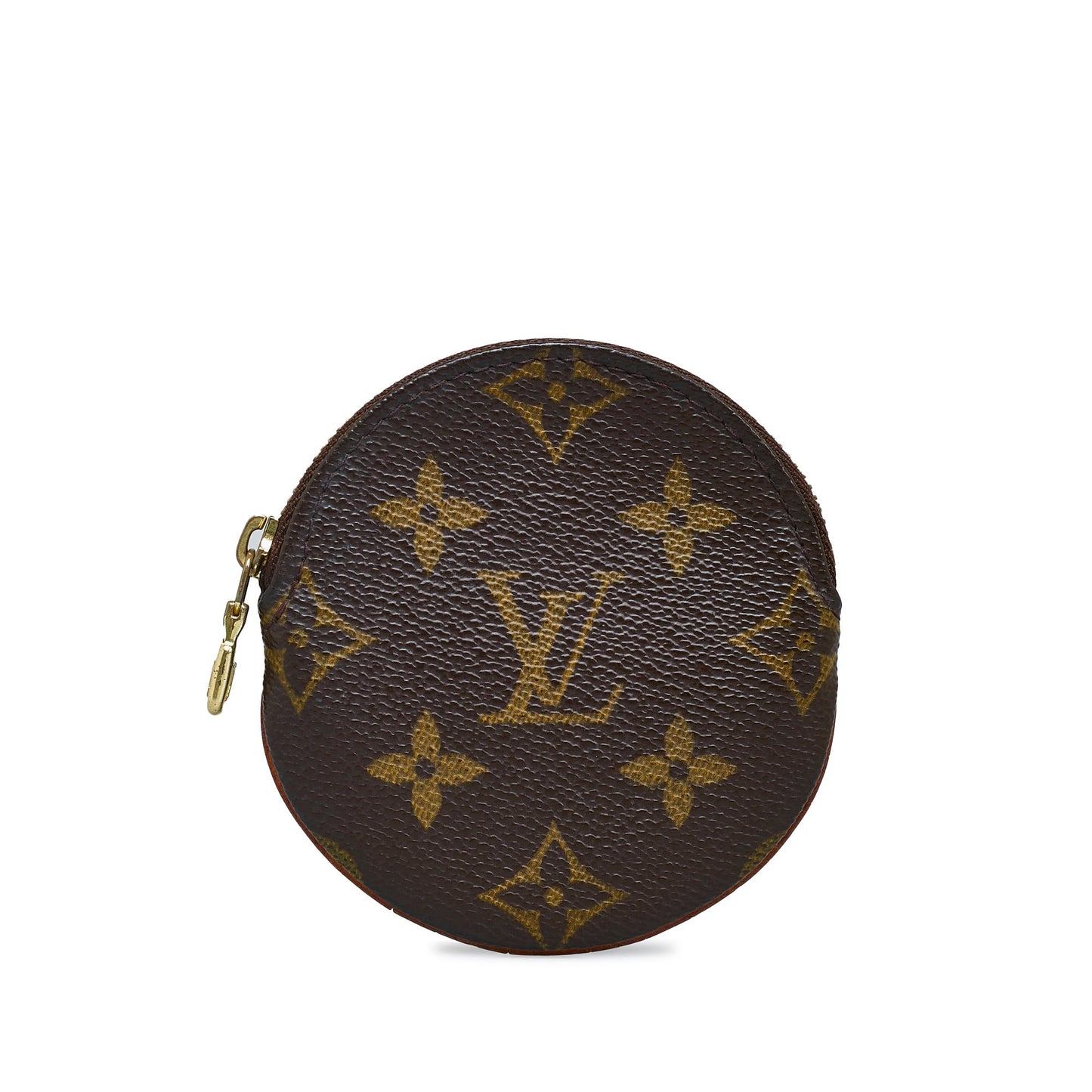Louis Vuitton Porte-Monnaie Round Coin Monogram Canvas