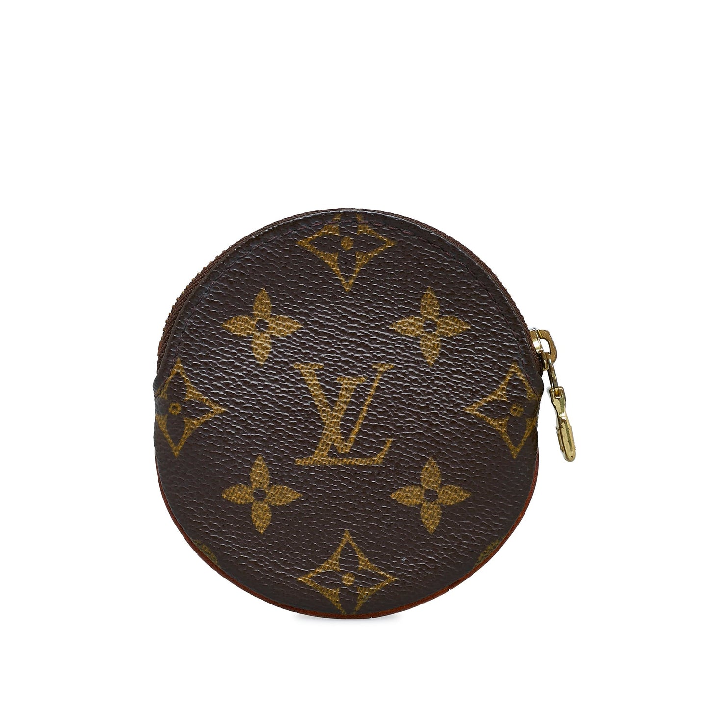 Louis Vuitton Porte-Monnaie Round Coin Monogram Canvas