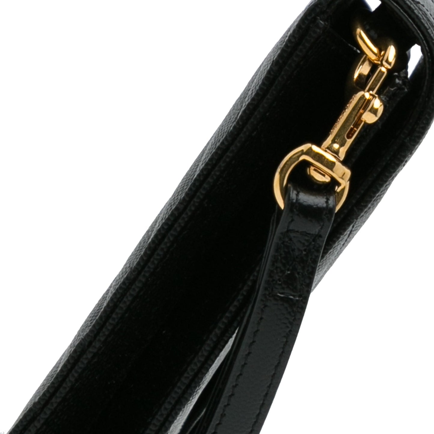 Yves Saint Laurent Cassandre Envelope Clutch Black Grain De Poudre