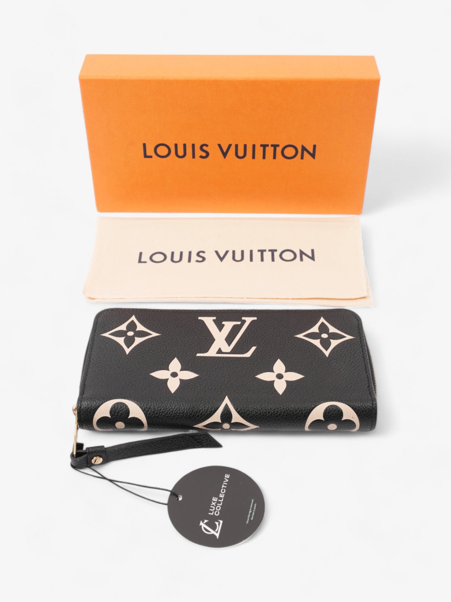 Louis Vuitton Zippy Wallet Monogram Empreinte Empreinte Leather