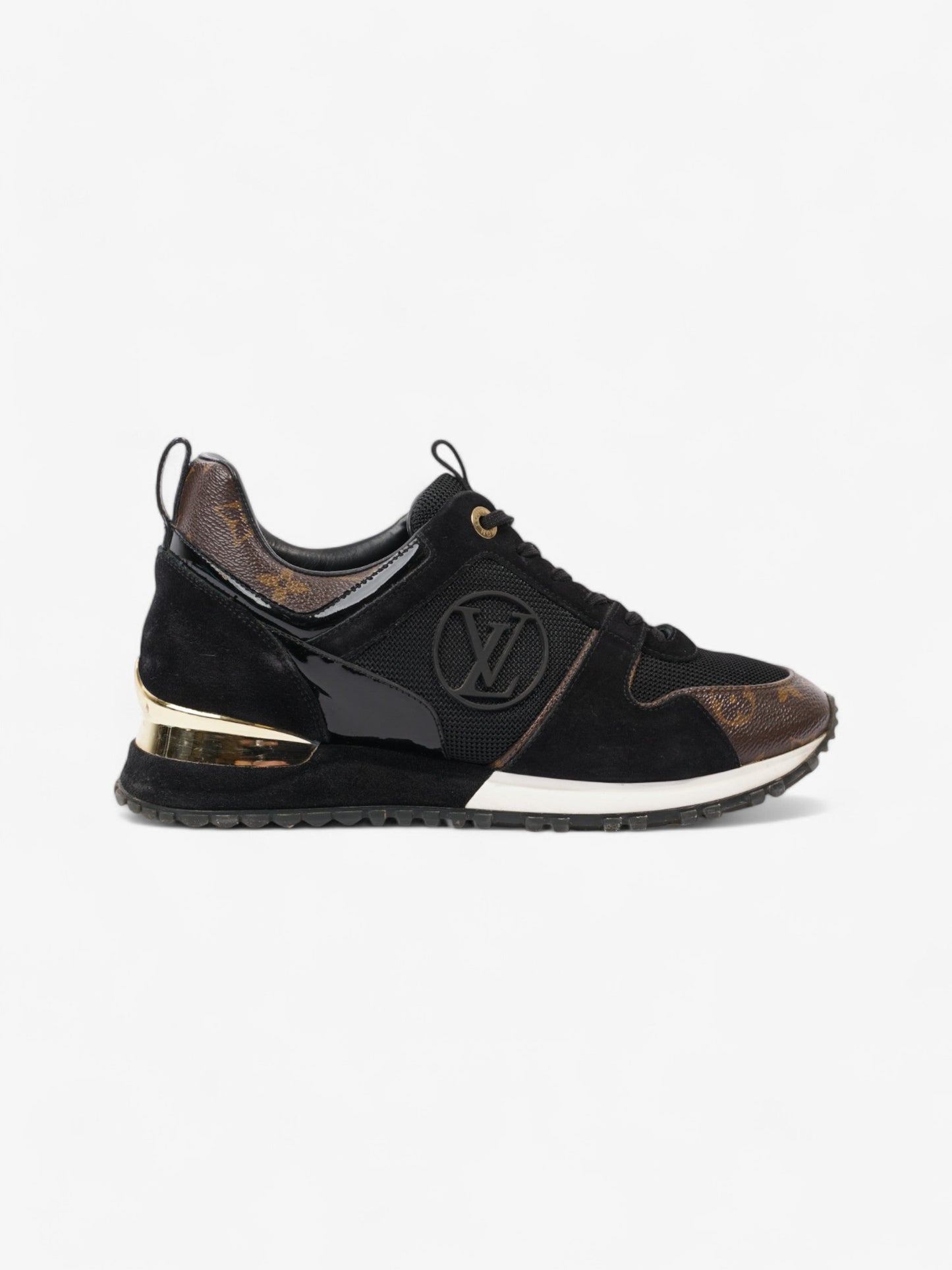 Louis Vuitton Run Away  Black / Monogram Mesh EU 39 UK 6