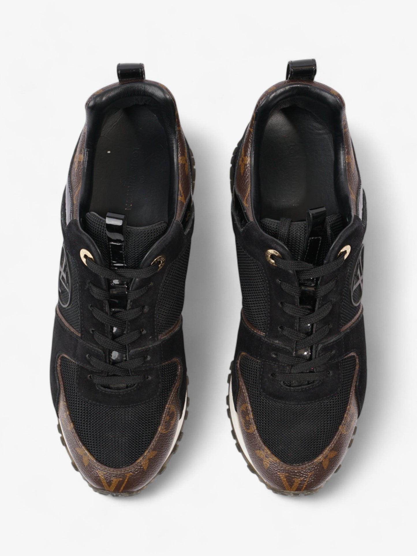 Louis Vuitton Run Away  Black / Monogram Mesh EU 39 UK 6